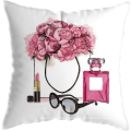 Perfume bottle series Valentine's Day cushion cover